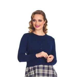 BANNED RETRO WINTER STORM CARDIGAN
SKU: CA21130-Navy‎ L NWT